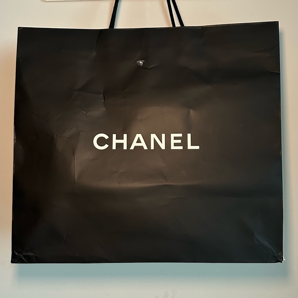 Chanel empty paper bag